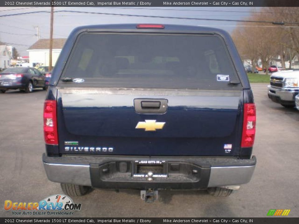 2012 Chevrolet Silverado 1500 LT Extended Cab Imperial Blue Metallic / Ebony Photo #17