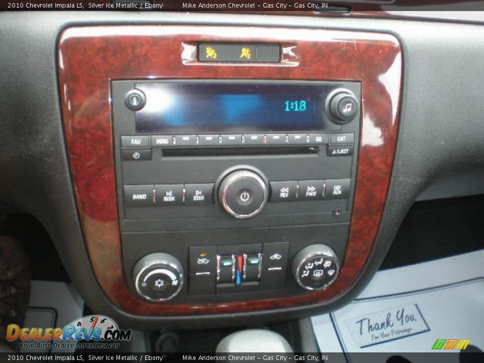 2010 Chevrolet Impala LS Silver Ice Metallic / Ebony Photo #9