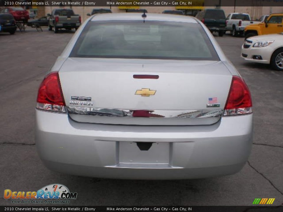 2010 Chevrolet Impala LS Silver Ice Metallic / Ebony Photo #18