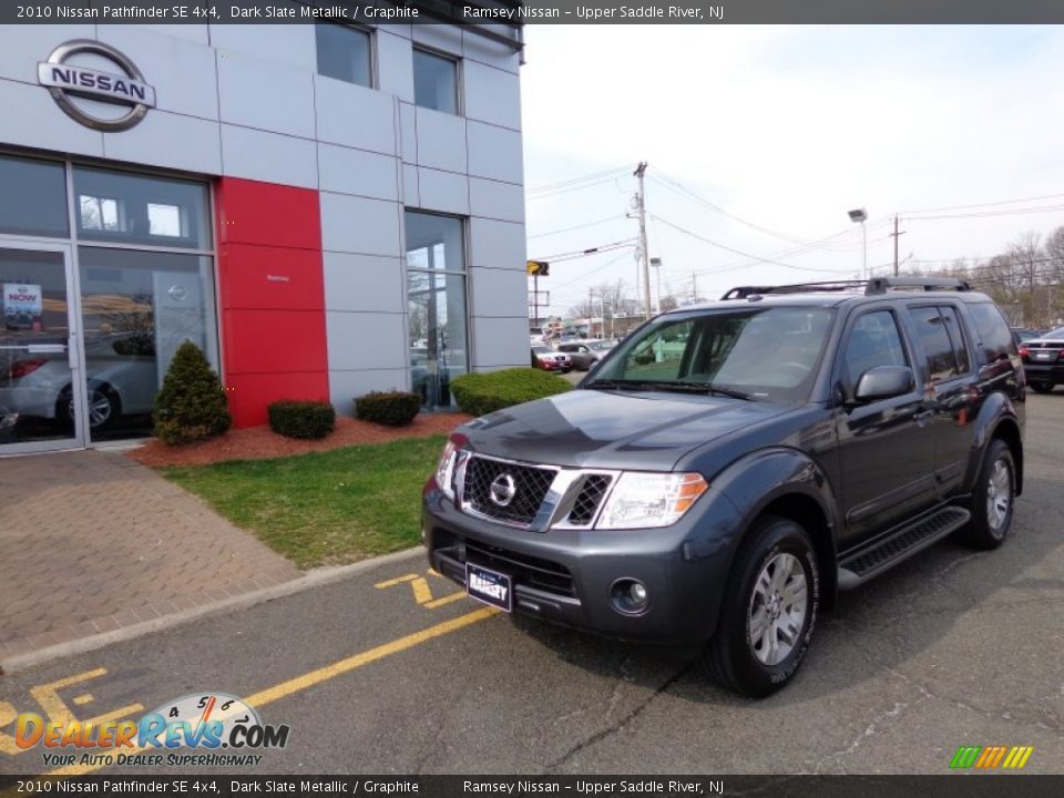 2010 Nissan Pathfinder SE 4x4 Dark Slate Metallic / Graphite Photo #1