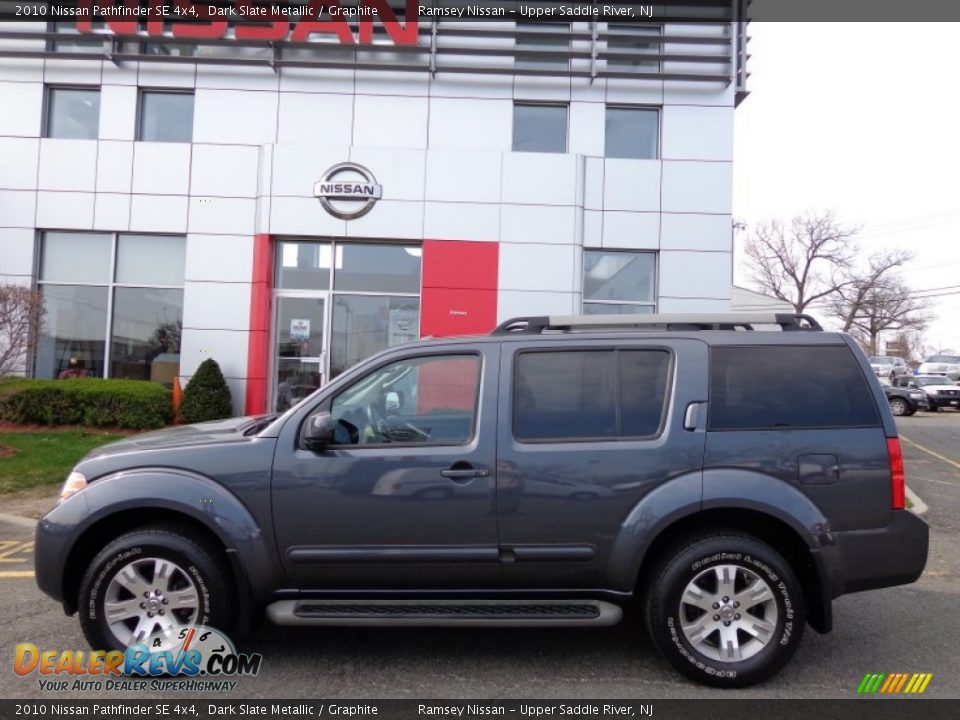 2010 Nissan Pathfinder SE 4x4 Dark Slate Metallic / Graphite Photo #2
