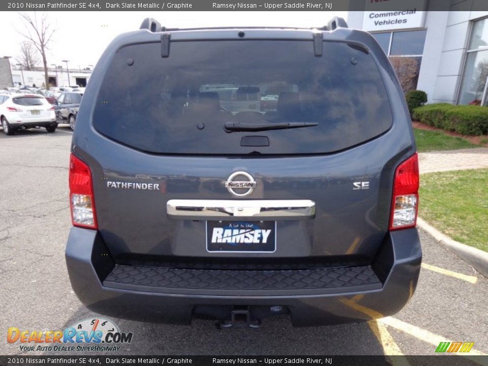 2010 Nissan Pathfinder SE 4x4 Dark Slate Metallic / Graphite Photo #3