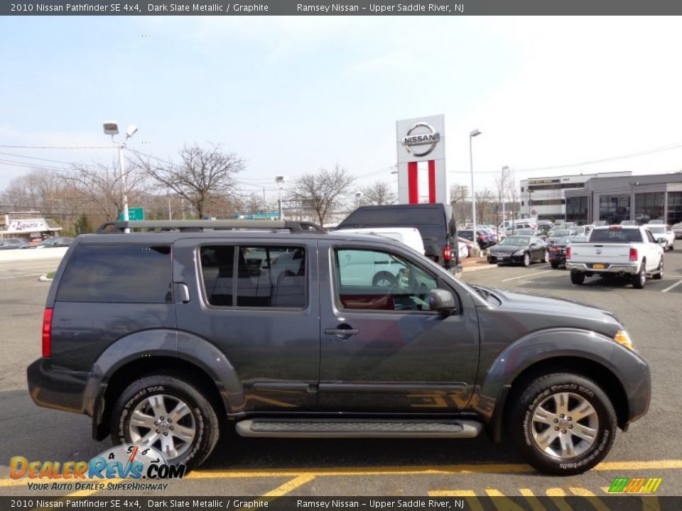 2010 Nissan Pathfinder SE 4x4 Dark Slate Metallic / Graphite Photo #4