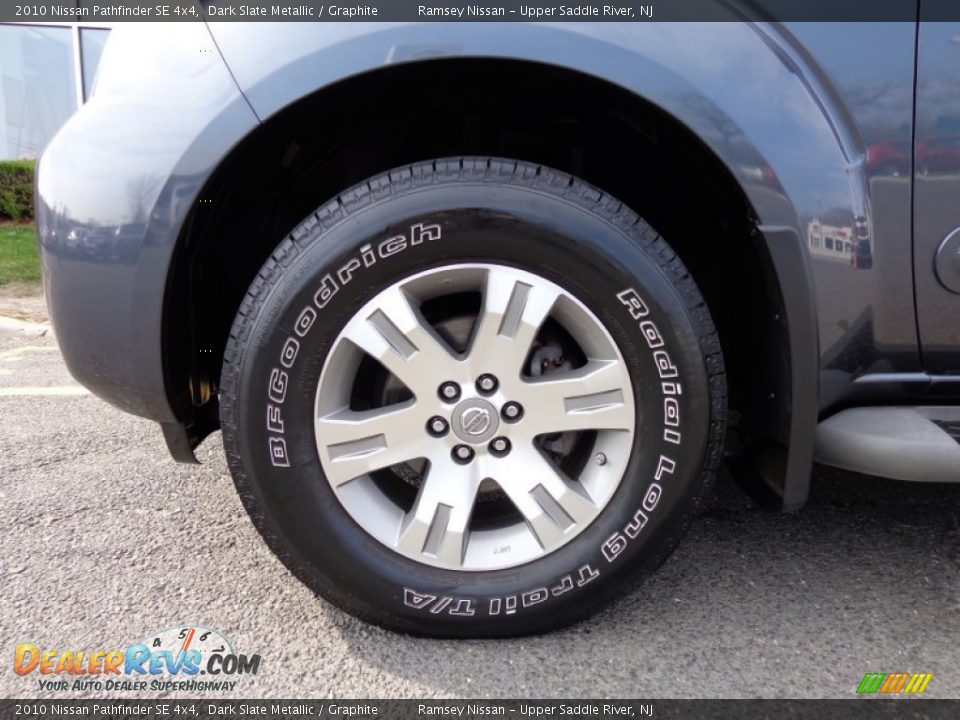 2010 Nissan Pathfinder SE 4x4 Dark Slate Metallic / Graphite Photo #6