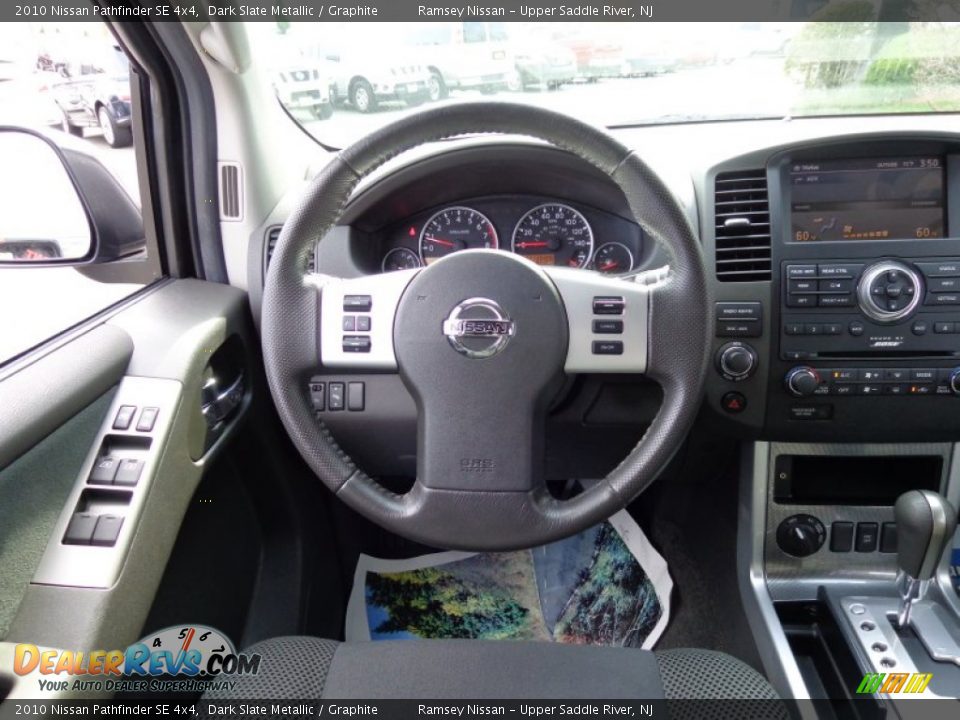 2010 Nissan Pathfinder SE 4x4 Dark Slate Metallic / Graphite Photo #15