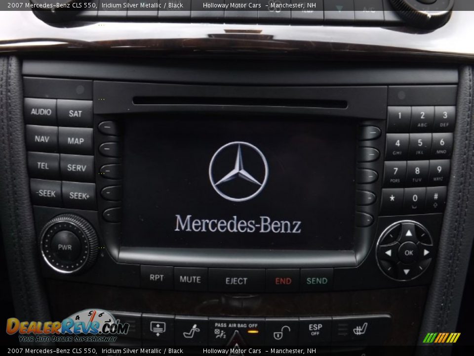 2007 Mercedes-Benz CLS 550 Iridium Silver Metallic / Black Photo #9