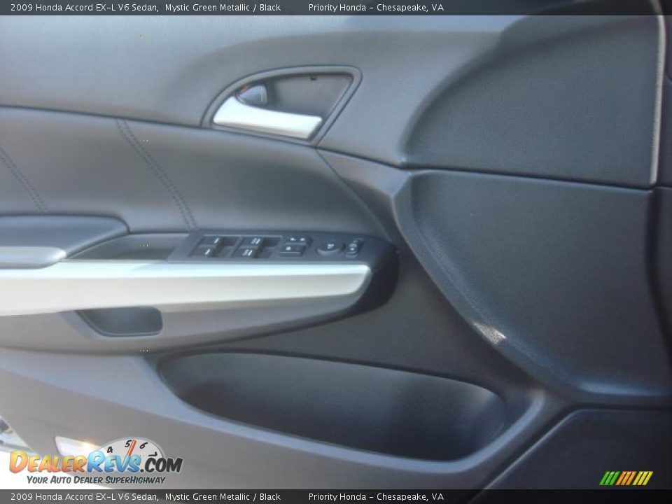 2009 Honda Accord EX-L V6 Sedan Mystic Green Metallic / Black Photo #18