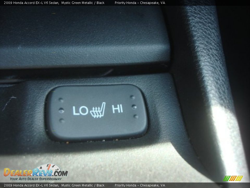 2009 Honda Accord EX-L V6 Sedan Mystic Green Metallic / Black Photo #22