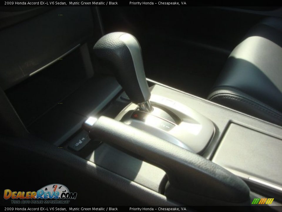 2009 Honda Accord EX-L V6 Sedan Mystic Green Metallic / Black Photo #23
