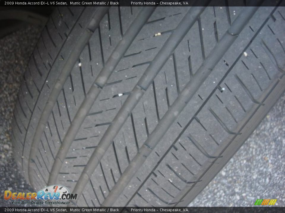 2009 Honda Accord EX-L V6 Sedan Mystic Green Metallic / Black Photo #26