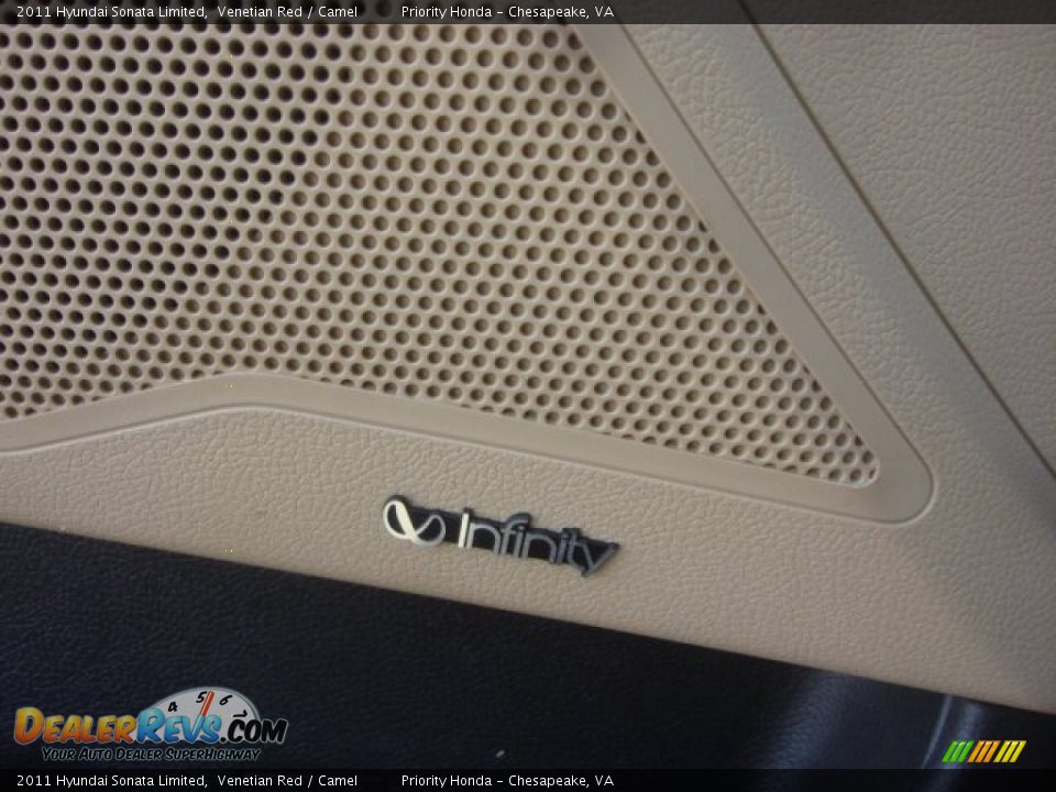 2011 Hyundai Sonata Limited Venetian Red / Camel Photo #18