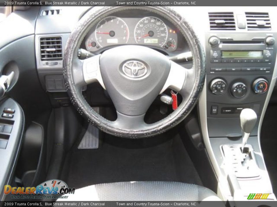 2009 Toyota Corolla S Blue Streak Metallic / Dark Charcoal Photo #5