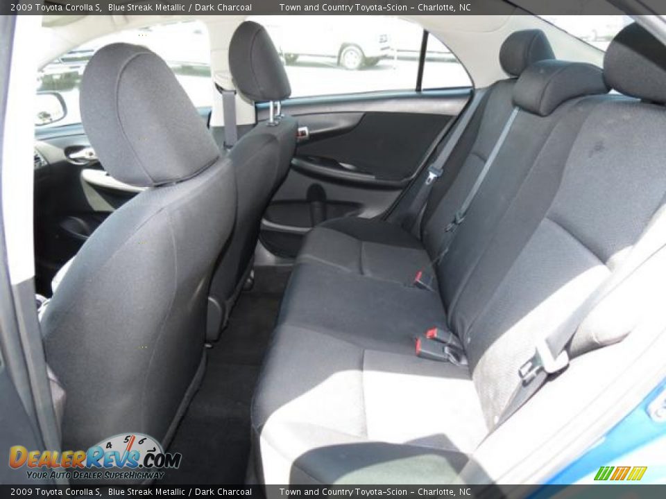 2009 Toyota Corolla S Blue Streak Metallic / Dark Charcoal Photo #6