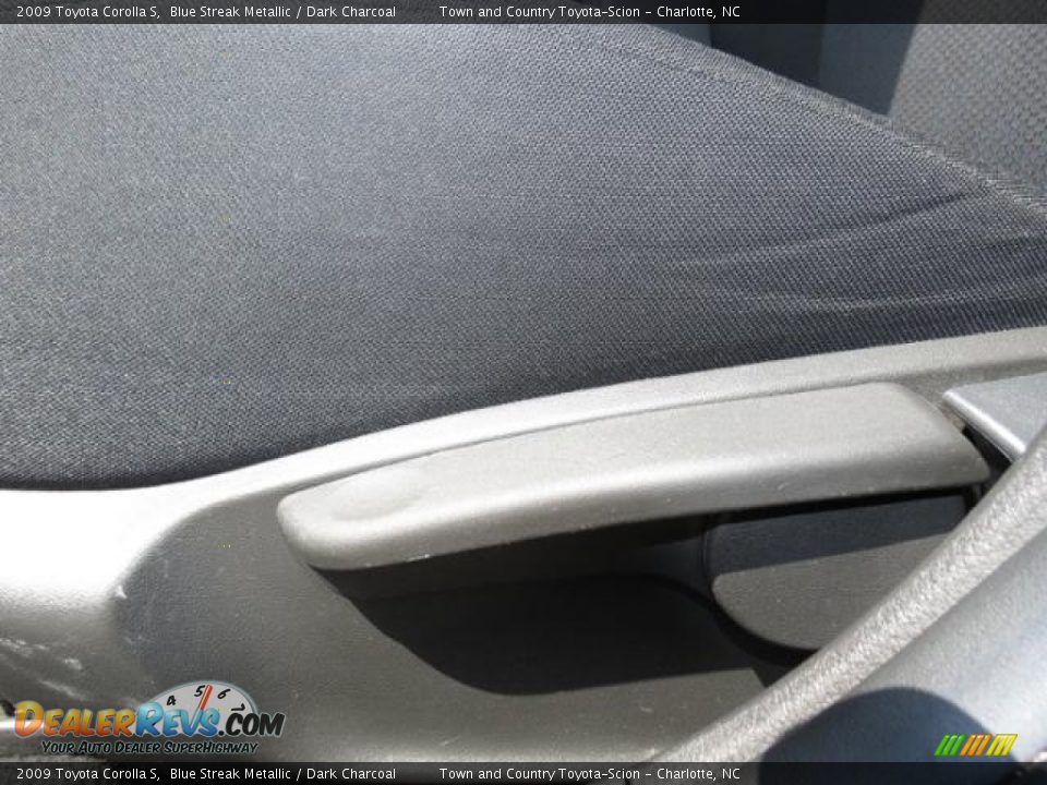 2009 Toyota Corolla S Blue Streak Metallic / Dark Charcoal Photo #9