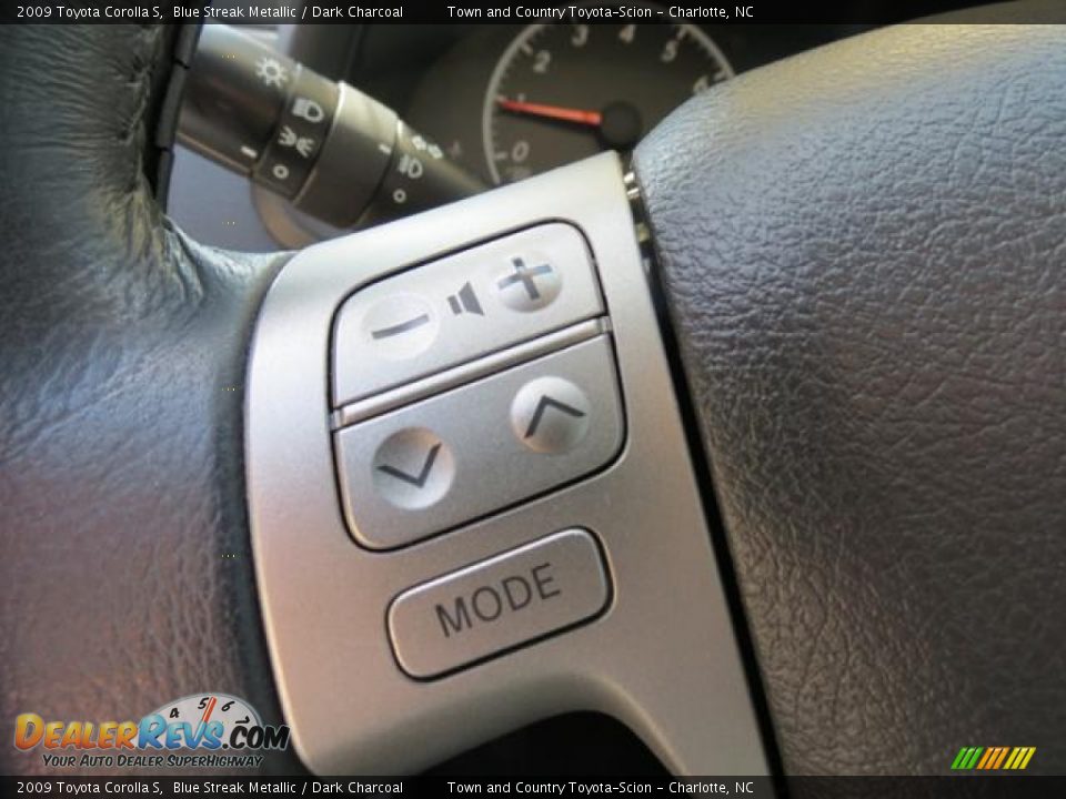2009 Toyota Corolla S Blue Streak Metallic / Dark Charcoal Photo #18