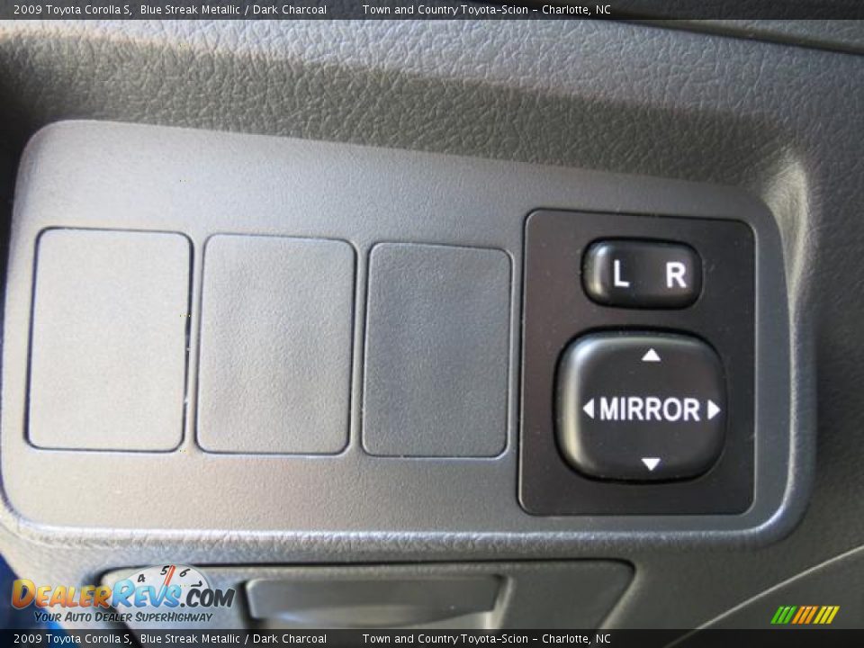 2009 Toyota Corolla S Blue Streak Metallic / Dark Charcoal Photo #21