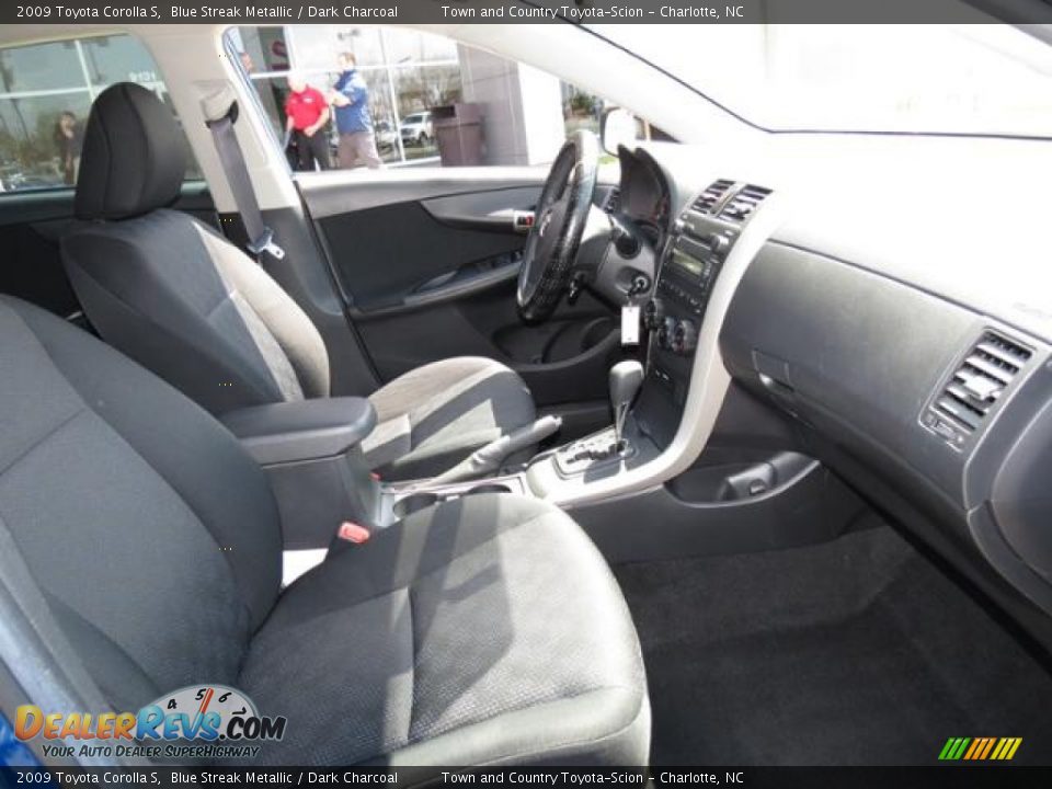 2009 Toyota Corolla S Blue Streak Metallic / Dark Charcoal Photo #22