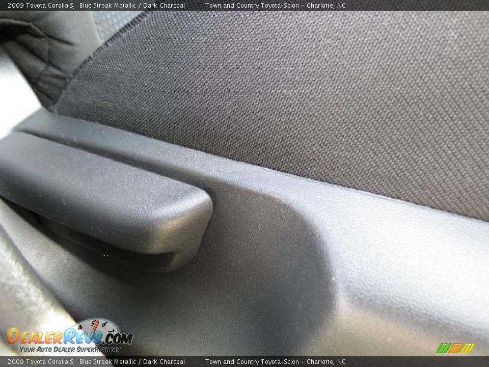 2009 Toyota Corolla S Blue Streak Metallic / Dark Charcoal Photo #23