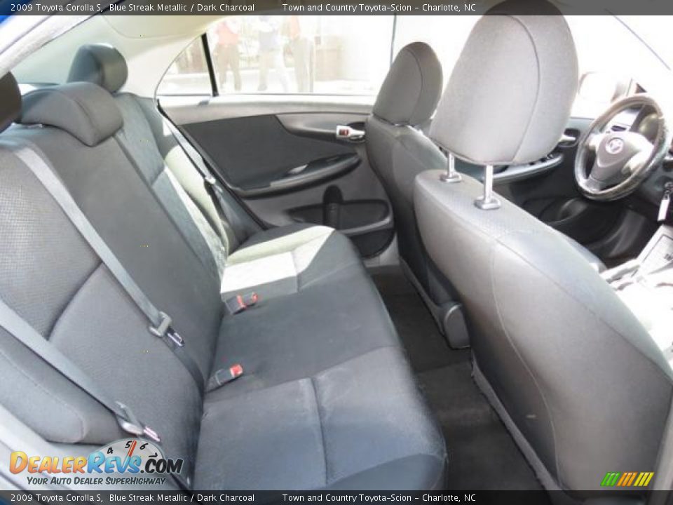 2009 Toyota Corolla S Blue Streak Metallic / Dark Charcoal Photo #25