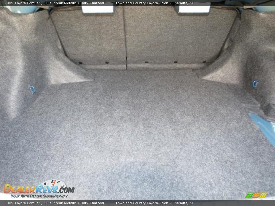2009 Toyota Corolla S Blue Streak Metallic / Dark Charcoal Photo #27
