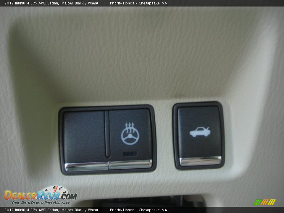 2012 Infiniti M 37x AWD Sedan Malbec Black / Wheat Photo #30