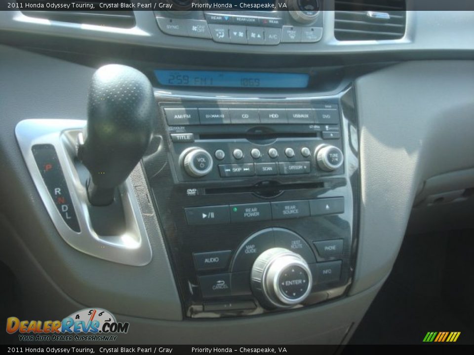2011 Honda Odyssey Touring Crystal Black Pearl / Gray Photo #25