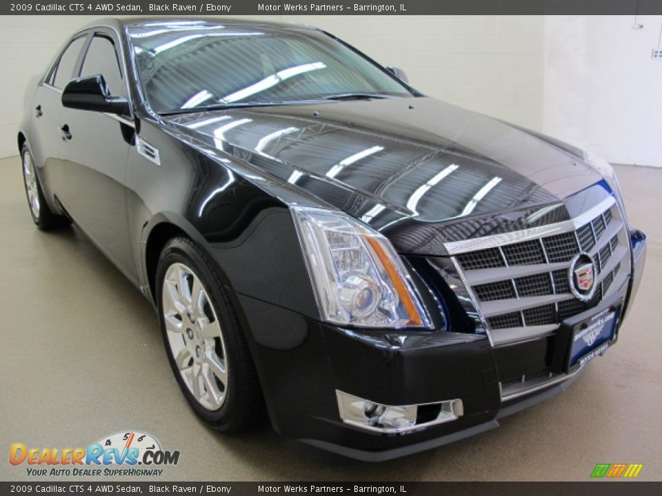 2009 Cadillac CTS 4 AWD Sedan Black Raven / Ebony Photo #1