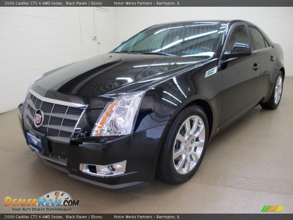 2009 Cadillac CTS 4 AWD Sedan Black Raven / Ebony Photo #3