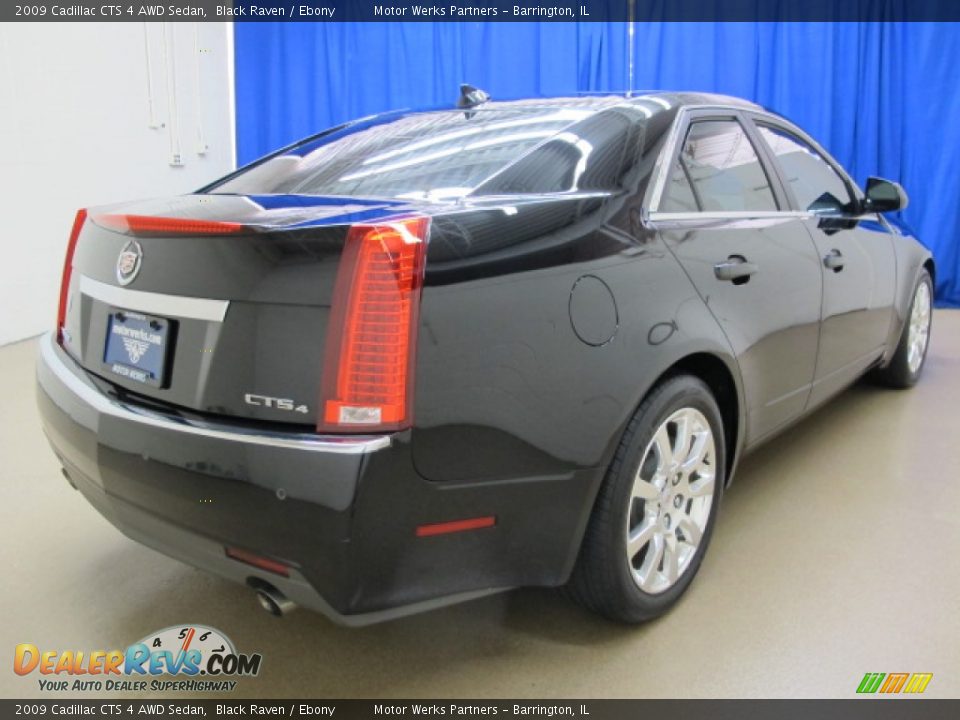 2009 Cadillac CTS 4 AWD Sedan Black Raven / Ebony Photo #7