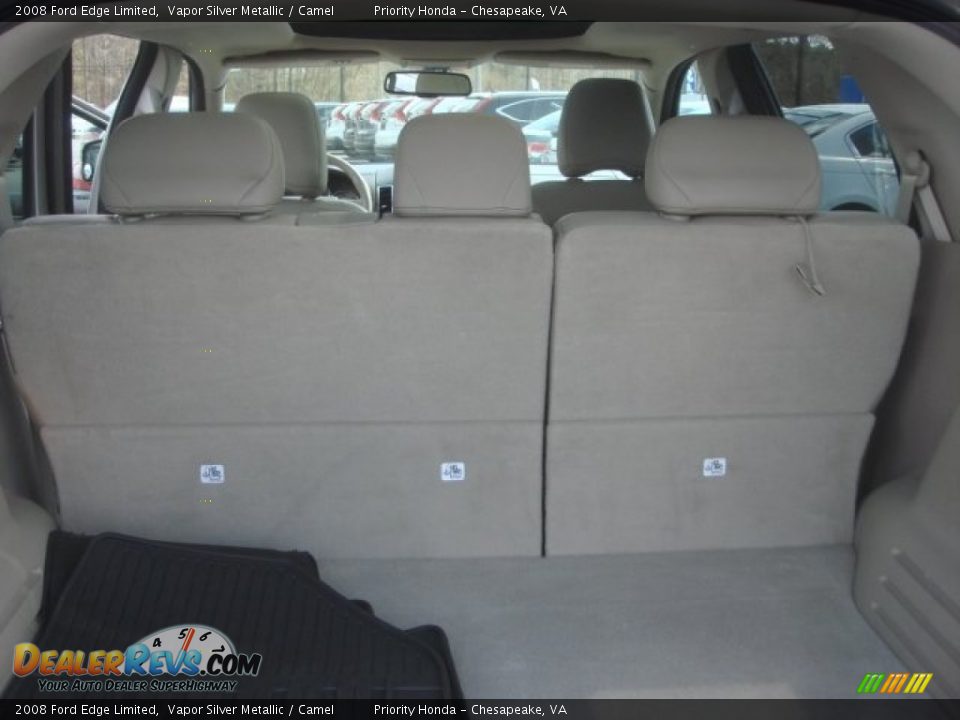2008 Ford Edge Limited Vapor Silver Metallic / Camel Photo #18
