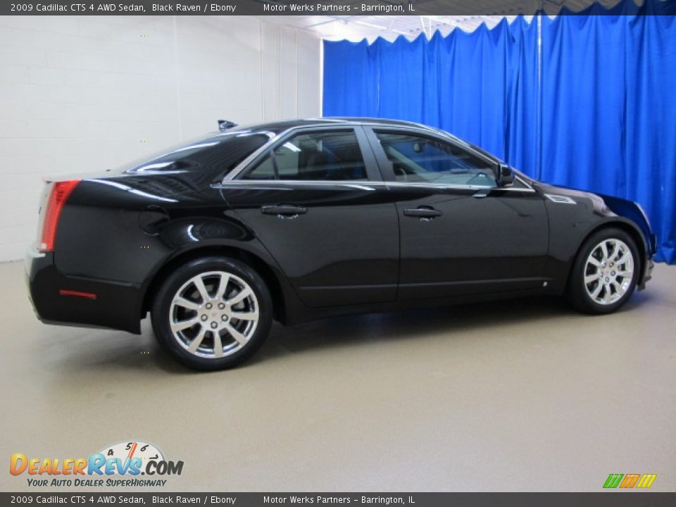2009 Cadillac CTS 4 AWD Sedan Black Raven / Ebony Photo #8