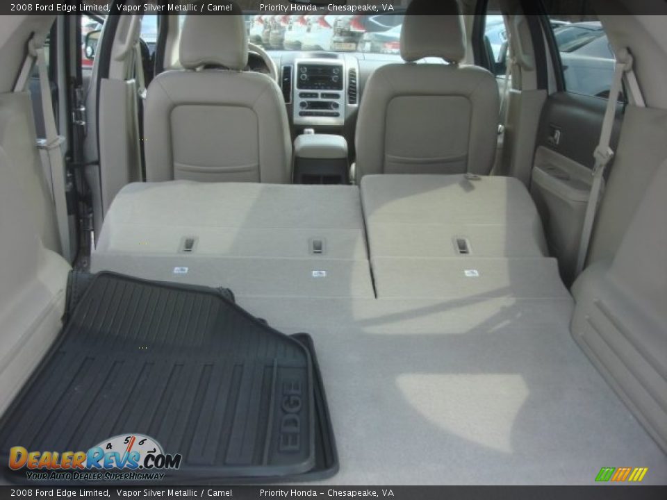 2008 Ford Edge Limited Vapor Silver Metallic / Camel Photo #19