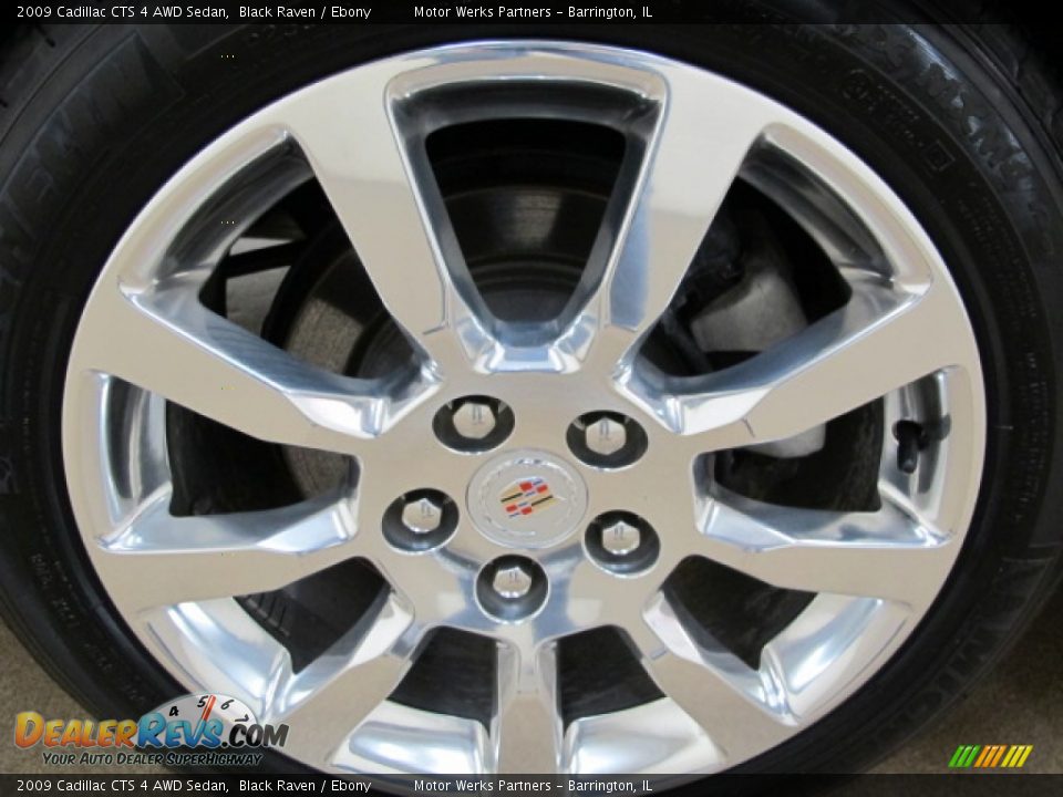 2009 Cadillac CTS 4 AWD Sedan Black Raven / Ebony Photo #11