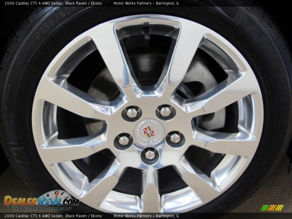 2009 Cadillac CTS 4 AWD Sedan Black Raven / Ebony Photo #12
