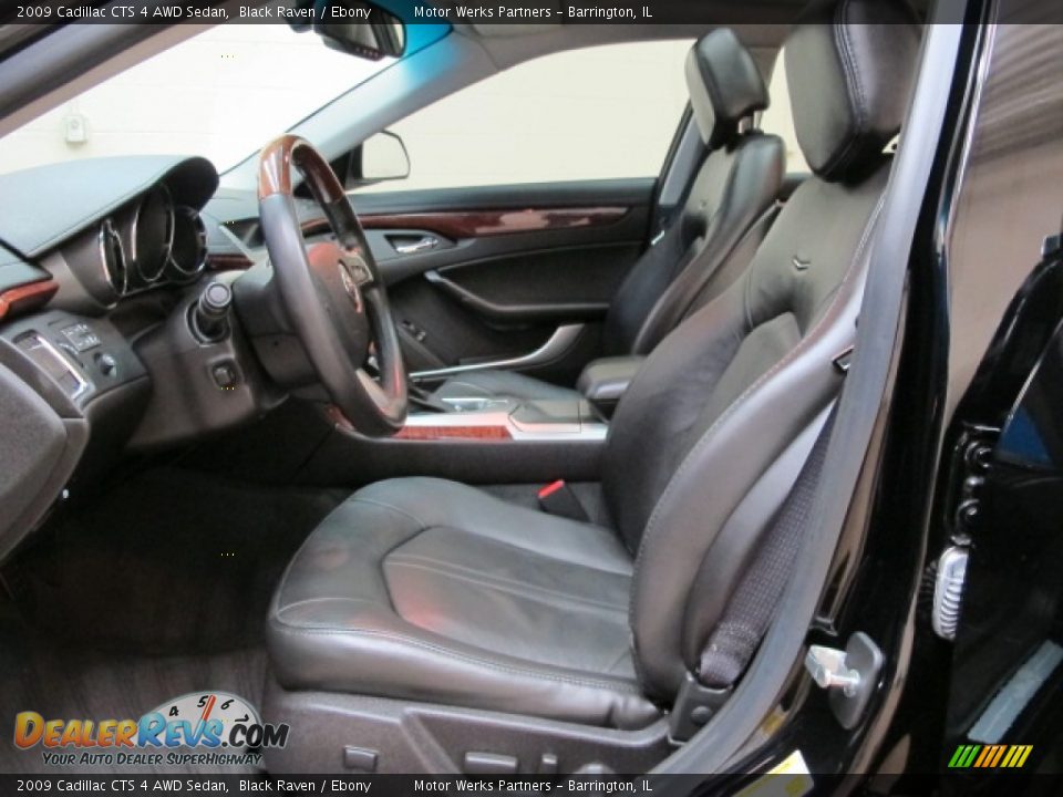2009 Cadillac CTS 4 AWD Sedan Black Raven / Ebony Photo #15