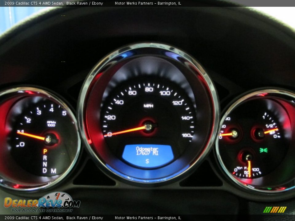2009 Cadillac CTS 4 AWD Sedan Gauges Photo #25