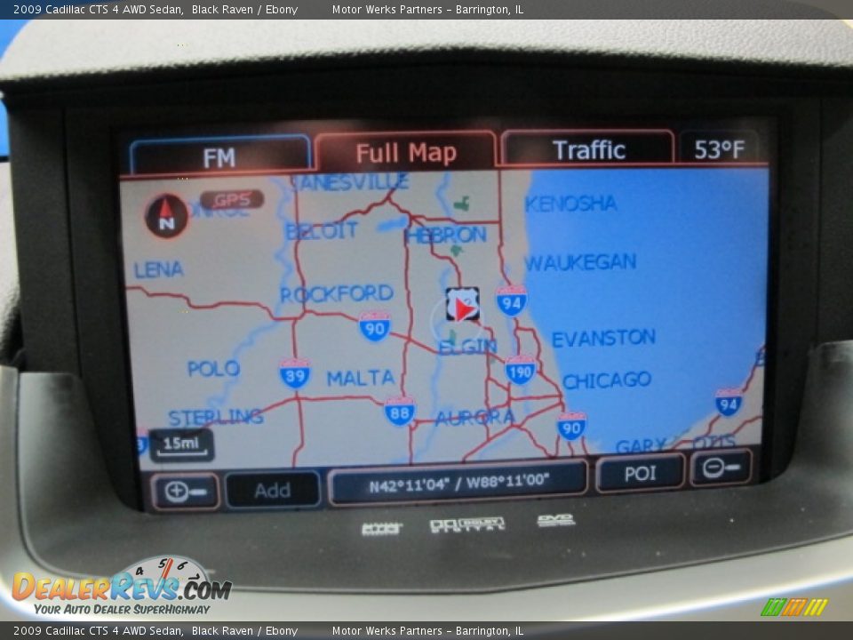 2009 Cadillac CTS 4 AWD Sedan Black Raven / Ebony Photo #29