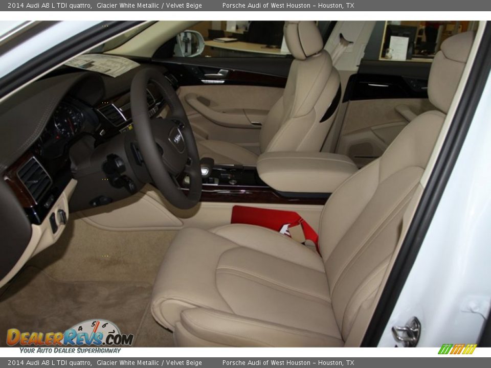 Front Seat of 2014 Audi A8 L TDI quattro Photo #11