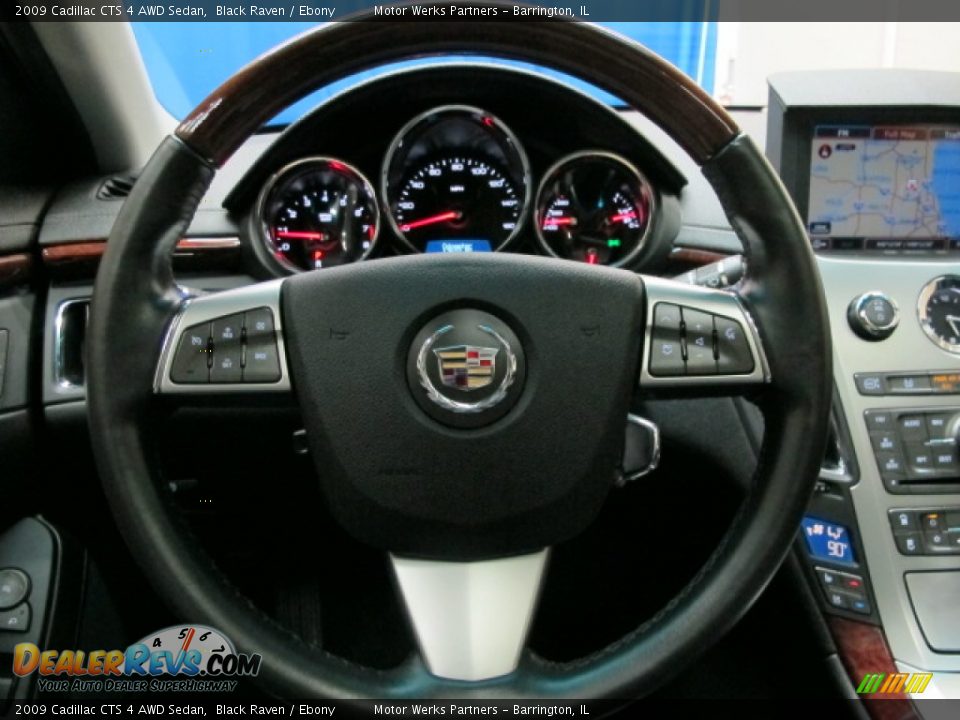 2009 Cadillac CTS 4 AWD Sedan Steering Wheel Photo #31