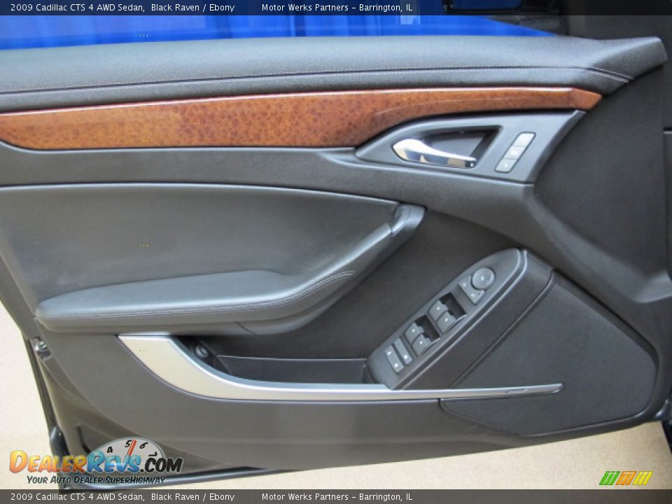 2009 Cadillac CTS 4 AWD Sedan Black Raven / Ebony Photo #35