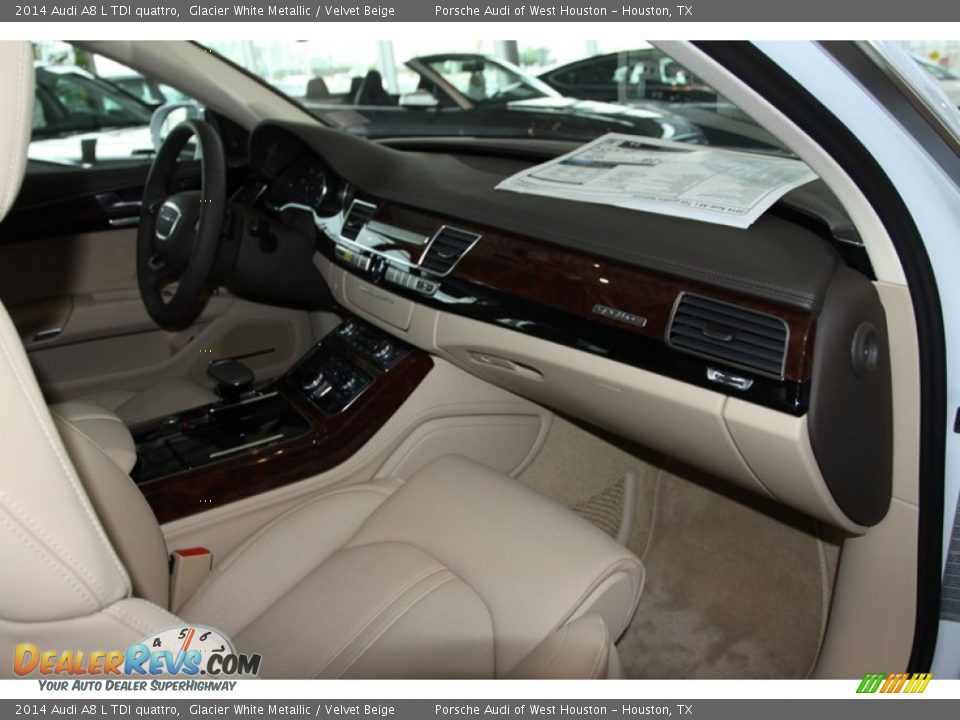 Dashboard of 2014 Audi A8 L TDI quattro Photo #23