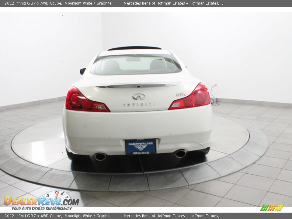 2012 Infiniti G 37 x AWD Coupe Moonlight White / Graphite Photo #4