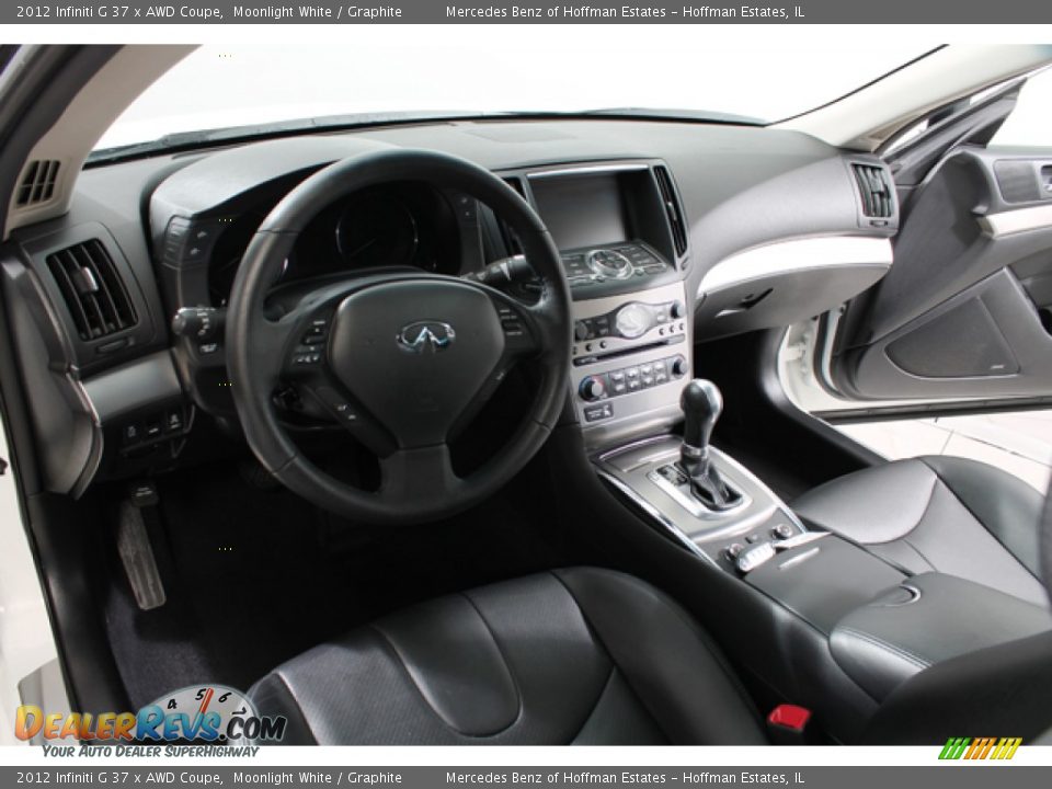 Graphite Interior - 2012 Infiniti G 37 x AWD Coupe Photo #6