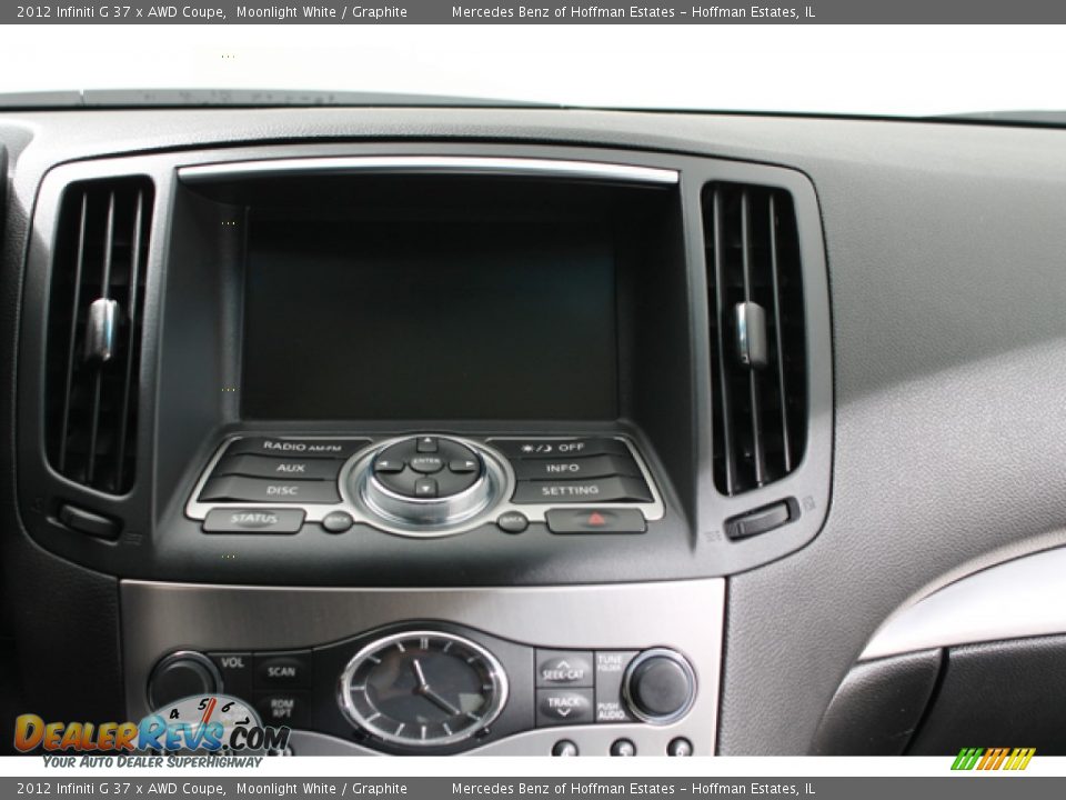 2012 Infiniti G 37 x AWD Coupe Moonlight White / Graphite Photo #10
