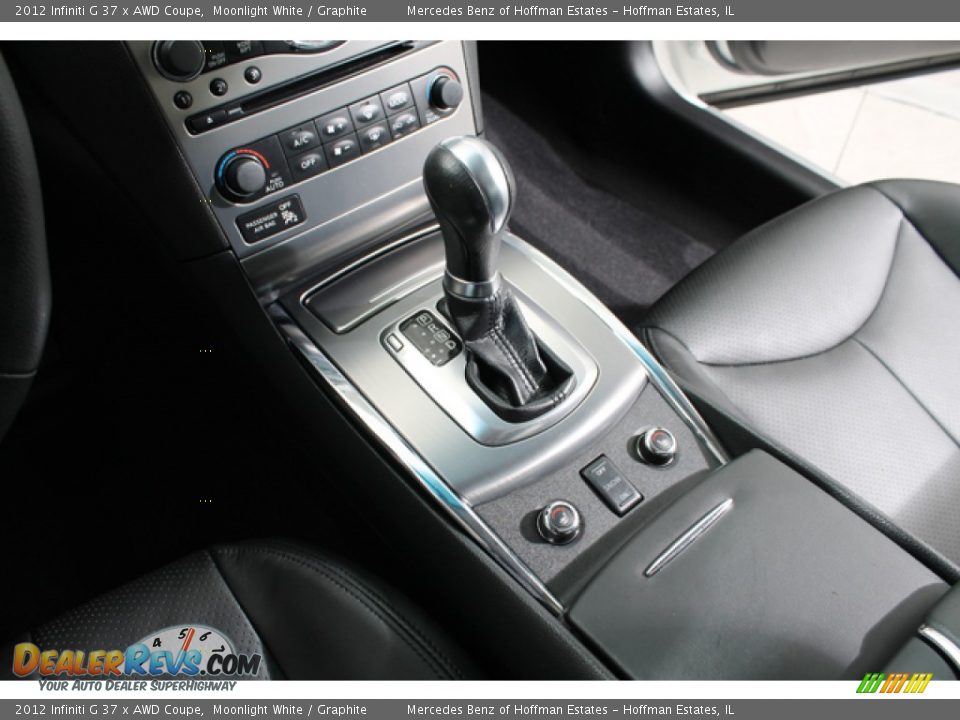 2012 Infiniti G 37 x AWD Coupe Moonlight White / Graphite Photo #12