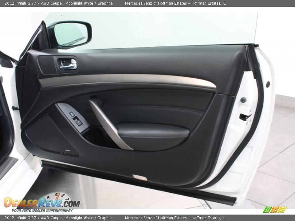 2012 Infiniti G 37 x AWD Coupe Moonlight White / Graphite Photo #13
