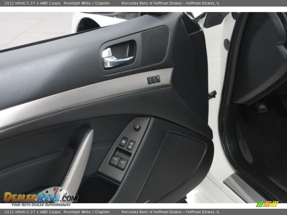2012 Infiniti G 37 x AWD Coupe Moonlight White / Graphite Photo #15