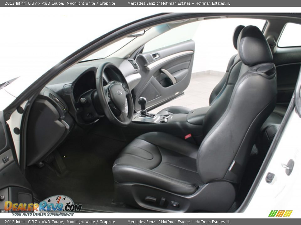 Graphite Interior - 2012 Infiniti G 37 x AWD Coupe Photo #16
