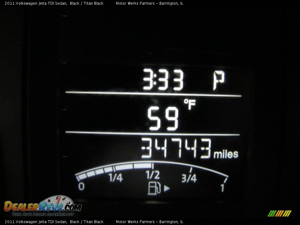 2011 Volkswagen Jetta TDI Sedan Black / Titan Black Photo #26