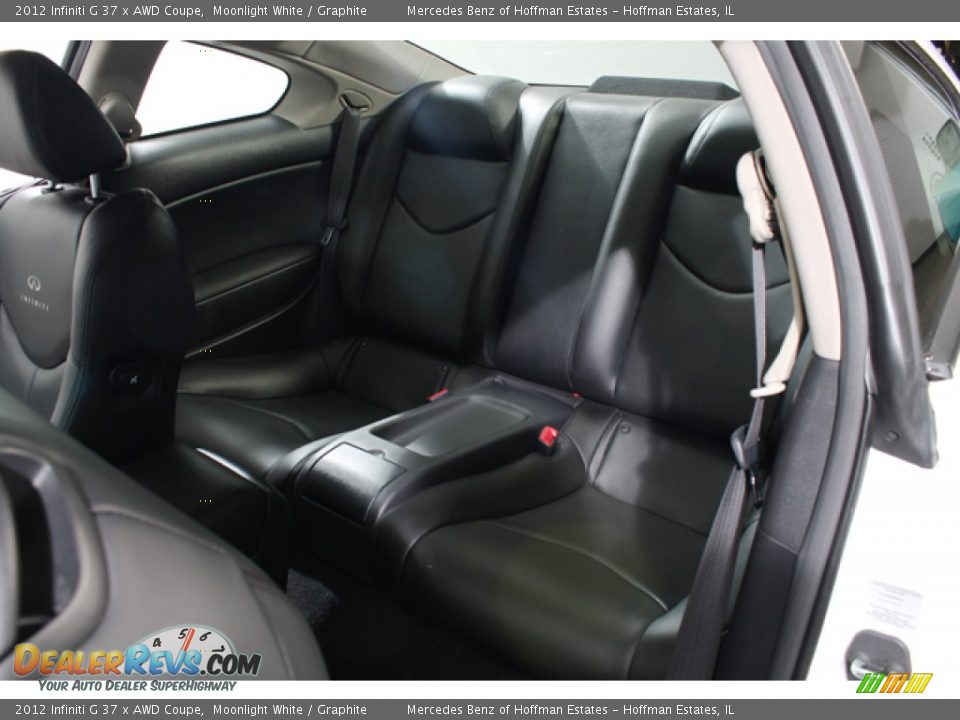 Rear Seat of 2012 Infiniti G 37 x AWD Coupe Photo #17